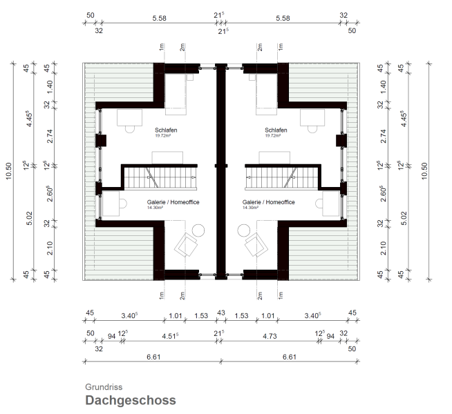 Grundriss - Dachgeschoss