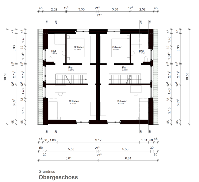 Grundriss - Obergeschoss